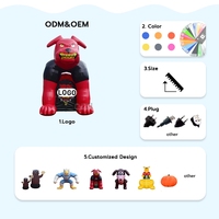 Figure gonflable personnalisée en PVC, résistante aux intempéries, géante, pour publicité extérieure, idéale pour les événements commerciaux et les inaugurations