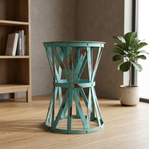 Modern Industrial Adjustable Ottoman Bench Customized Style Living Room Furniture Convertible <b>Storage</b> Foldable <b>Stool</b> Metal Hotel - Product Image 3