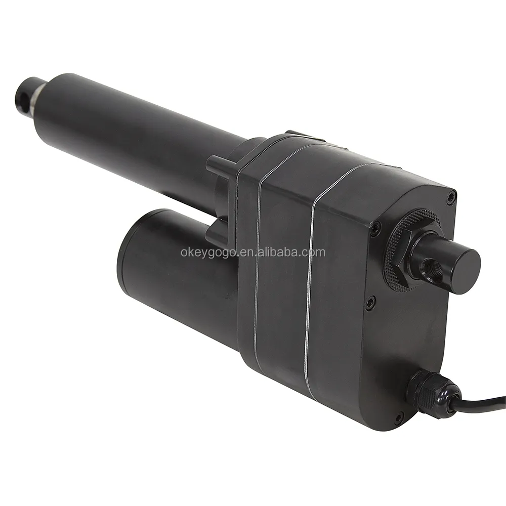 Atuador linear resistente, atuador linear resistente de 10000n 1000kg 12v 24v ip65 à prova d' água