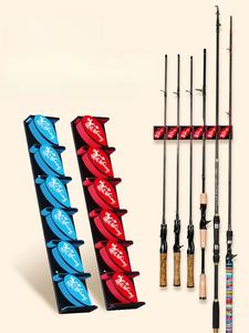 <span class=keywords><strong>Support</strong></span> mural de canne à pêche <span class=keywords><strong>sans</strong></span> trous de perçage - Product Image 5