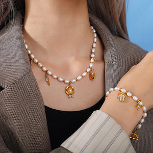 金色永恒的浪漫 | 18K PVD镀金不锈钢高品质DIY珠宝制作魅力 | 防水吊坠 - Product Image 5