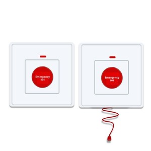 433ワイヤレスワンタッチ緊急インターホン（高齢者向け、SOSアラーム付き、80dB） - Product Image 5