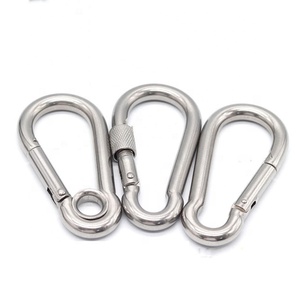 Thép Không Gỉ 316 Spring Snap Carabiner Với Lỗ Gắn M4 * 40 - Product Image 1