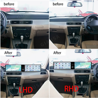 Écran double pour BMW Série 3 E90 E91 E92 E93 2003-2010 Lecteur multimédia GPS Navigation Android Auto Carplay Autoradio