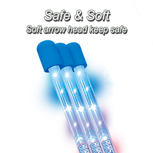 Trẻ em trong nhà ngoài trời thể thao đồ chơi vui vẻ phát sáng cung và mũi tên đồ chơi đặt vui nhộn ánh sáng Sợi cung mềm đạn mũi tên đồ chơi thiết lập - Product Image 5