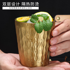 Stainless Steel Tumbler 304 Straight Cup Food Grade Anti Scalding Party <b>Beer</b> Mug - Product Image 4