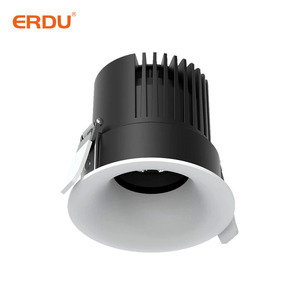 Focos LED Empotrables de Aluminio Ajustables Antideslumbrantes 2700K 4100K 6000K 75mm Recorte 7W COB Modernos para Decoración Comercial - Product Image 2