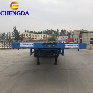Bán Hot 3 Trục 40ft 45ft Trailer Phẳng Twist Khóa Phẳng Cho Xe Tải Bán Tại Dubai - Product Image 6