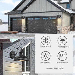 <span class=keywords><strong>Lampe</strong></span> murale LED rétro américaine pour extérieur, étanche, en acier inoxydable, pour jardin, couloir, entrée, porte, allée, balcon, <span class=keywords><strong>lampe</strong></span> d'entrée - Product Image 4