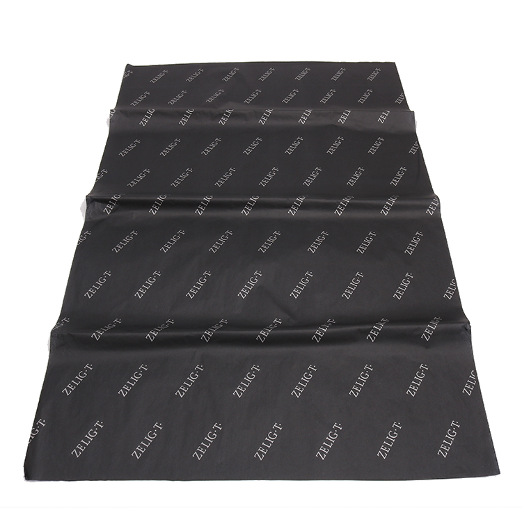 Acid Free Wholesale White Or Black Gift Packing Thin Silk Cotton Tissue Paper Custom Logo
