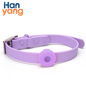 Hanyang OEM – collier de <span class=keywords><strong>chien</strong></span> en Pvc avec étui Airtag, réglable, rembourré et résistant, pour <span class=keywords><strong>chien</strong></span> <span class=keywords><strong>Miniature</strong></span>/petit/moyen - Product Image 1