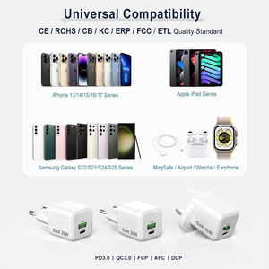 Caricabatterie USB-C Super <span class=keywords><strong>Mini</strong></span> da 20W con Cavo, Ricarica Rapida per <span class=keywords><strong>iPhone</strong></span> Samsung, Caricatore da Muro PD GaN 20W, Adattatore di Alimentazione Tipo C - Product Image 5