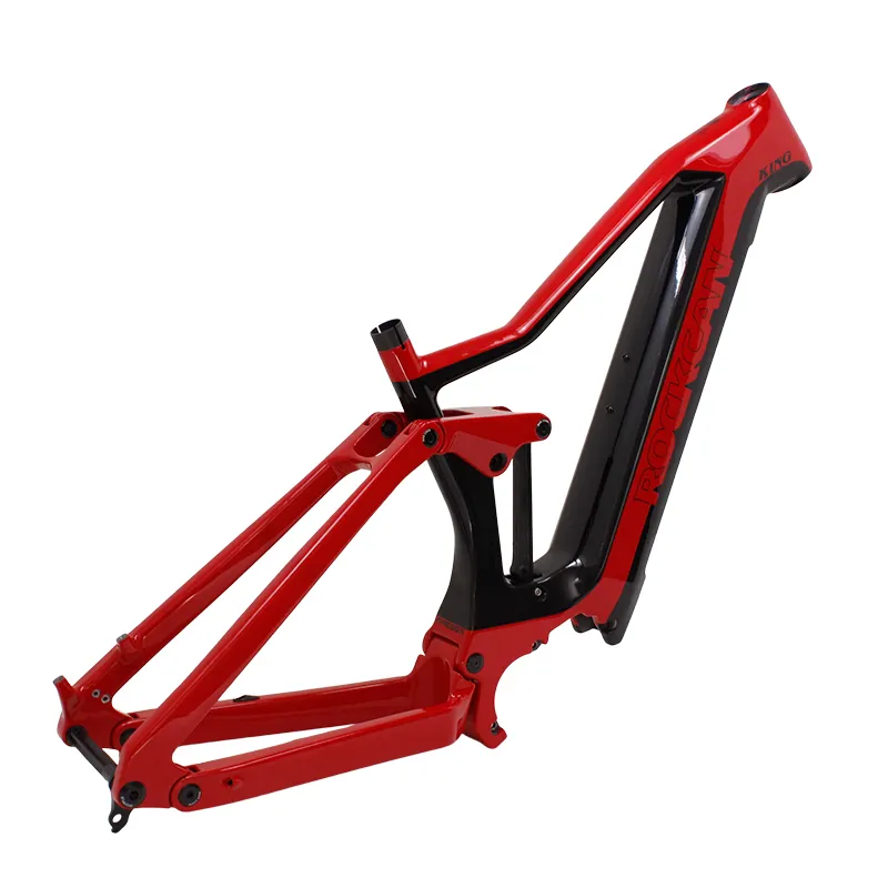 new 2023 products carbon fiber mid drive bafang bike frame T800 full suspension M510 M500 M600 mountain bike frame light