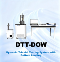Appareil triaxial dynamique à chargement par le bas KTL entièrement automatique, statique et dynamique, pour modèle de système DTT- pour applications géotechniques