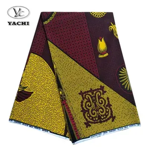 Yachitex新设计非洲棉蜡印花服装面料