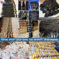 Offre de lots de mèches de cheveux humains bouclés Pixie de 10 à 24 pouces, 100% vierges, bruts, double tirage, qualité supérieure 15A, vente en gros
