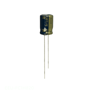 Condensador Original de Aluminio con Orificio Pasante, 82uF, 20%, 50V, Radial, TH EEU-FC1H820, 82 uF - Product Image 1