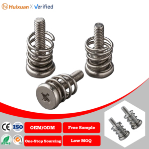 M1.2สกรูสปริงแบบปรับแต่งได้ M4 <span class=keywords><strong>M3</strong></span> M5 M25แบบถอดได้แผ่นเหล็กออกซิไดซ์ด้านหลังเป็นฮีทซิงค์เหล็กออกซิงก์แผ่นฉนวนกันความร้อนสำหรับพัดลมคอมพิวเตอร์ - Product Image 1