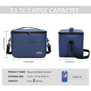 Brivilas Insulated Lunch Bag Large Capacity Portable Cooler For Picnic Outdoor Use - Product Image 5