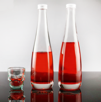 Tailles des bouteilles d'eau en verre de type Evian