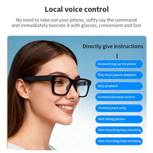 Lunettes Intelligentes HY15 BT avec Caméra 12 Mégapixels, Enregistrement Audio, Traducteur IA, Reconnaissance d'Images et Wi-Fi - Product Image 5