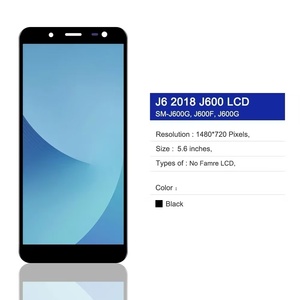 J6 điện thoại di động màn hình LCD thay thế ban đầu cho Samsung J6 kích thước ban đầu nhà máy bán hàng trực tiếp có sẵn với khung - Product Image 2