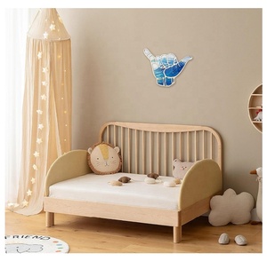 Decoración de habitación de guardería, decoración de pared de <span class=keywords><strong>Surf</strong></span>, cartel suelto para colgar, Hawaii <span class=keywords><strong>Aloha</strong></span> Surfer, forma de mano, dedo, Shaka, cartel de pared de madera - Product Image 3