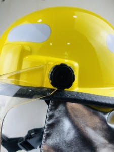 Hàn Quốc Phong Cách Chữa Cháy Bảo Vệ Nhựa Mũ Bảo Hiểm Với Có Thể Điều Chỉnh Chuỗi Bẫy Và Chống-Ngọn Lửa Lửa Máy Bay Chiến Đấu An Toàn Mũ Bảo Hiểm - Product Image 5