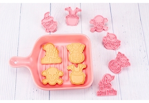 Nghệ tây Halloween Skeleton <span class=keywords><strong>Cookie</strong></span> cutter Set 6 cái/hộp nhựa Halloween <span class=keywords><strong>Cookie</strong></span> cutter cho tự chế bánh quy bán buôn - Product Image 5