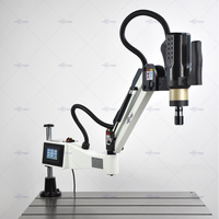 Machine à tarauder électrique verticale M6-M36 Taraudage de tuyaux avec moteur servo automatique