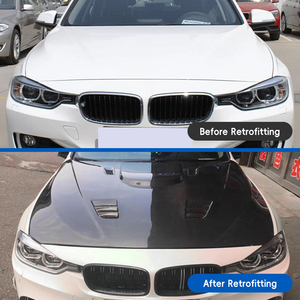 Nouveau kit de protection de capot moteur en fibre de carbone pour BMW Série 3 F30/F35 (2012-2019), fixation par boulons - Product Image 2