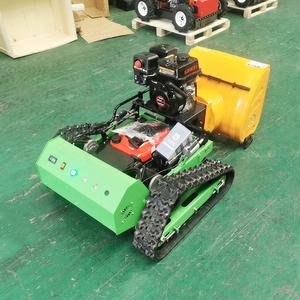 Livraison Gratuite Tondeuse Autoportée Zéro-Turn à Chenilles Télécommandée Sans Fil Certifiée CE, Alimentée au Diesel, avec Fonction Neige pour Ferme et Maison - Product Image 4