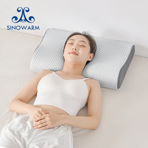 Gối cổ học thuật, gối bọt nhớt hình dáng ôm sát cổ, gối ngủ chỉnh hình cho người nằm nghiêng - Product Image 1