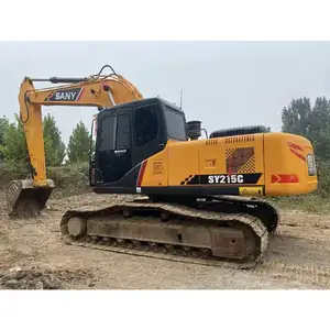 Excavadora Sany 215 de 30 toneladas de fabricación china con componentes del núcleo del motor Isuzu incluidos maquinaria de construcción usada a la venta - Product Image 1