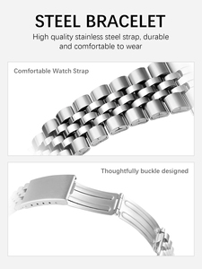 Orologio al Quarzo da Uomo Semplice con Cronografo, Stile Business Antico, Quadrante in Vetro, Cinturino da 20mm, Display Analogico della Data - Product Image 5