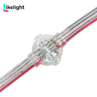 Tira de Luces LED Direccionables RGB WS2815 Ultra Pequeñas de 10 mm, Doble Alimentación DC12V, IP67, SMD5050, para Matrices 3D, Escenarios, Construcción, OEM