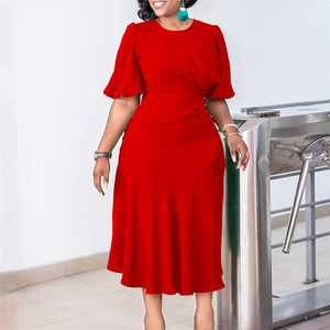 Pas de quantité minimale de commande <span class=keywords><strong>Prix</strong></span> de gros Mode africaine <span class=keywords><strong>Robes</strong></span> de mariée pour les femmes Coopération Robe de bureau - Product Image 5