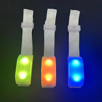 Bracelet lumineux LED NOUVELLE ARRIVÉE ABS+Silicone Forme rectangulaire Fêtes 3 modes d'éclairage Lumineux Clignotant - pour Anniversaire Saint-Valentin