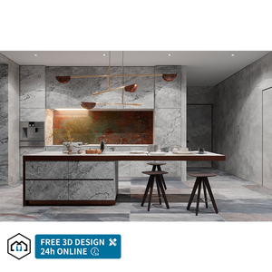 Meubles de cuisine modernes professionnels avec évier, finition stratifiée écologique et imperméable, <span class=keywords><strong>prix</strong></span> usine, personnalisation George Group - Product Image 6