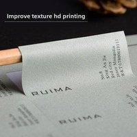 Étiquettes autocollantes en papier couché avec impression numérique florale personnalisée, film laminé