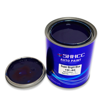 SHHCC 1K semprotan cat otomatis, pelapis cair Resin akrilik UV biru Super terang untuk mobil perahu plastiknya efek pernis
