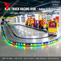 Manèges pour enfants : Train de course sur rail pour parcs d'attractions et fêtes foraines, manège pour aires de jeux pour enfants