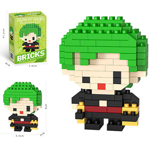 Nouveauté : Blocs d'animation, briques de dessins animés, jouets, figurines d'action d'anime pour enfants, blocs de construction, jouets à assembler soi-même, compatibles - Product Image 2