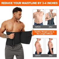 Corsé de neopreno Youfei para hombre, deportes, Fitness, cremallera, sudor rápido, buceo, faja Abdominal, Spandex, pecho, sudor rápido, moldeador de buceo