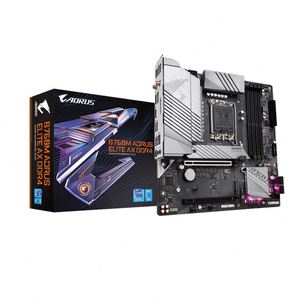 Neuer B760M <span class=keywords><strong>AORUS</strong></span> ELITE AX DDR4 LGA1700 Slot Dual DDR4 RAM Slot PCIE4.0 <span class=keywords><strong>SSD</strong></span> B760 DDR4 Motherboard Spieleunterstützung 13. CPU - Product Image 1