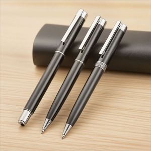 Hot Selling and High Quality Business Signature Metal <b>Pen</b> Black Luxury Rollerball <b>Pen</b> Customizable Metal Ballpoint <b>Pen</b> with logo - Product Image 2