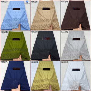 Sinya dernier africain polonais hommes dentelle tissu haute qualité broderie suisse Voile dentelle en suisse 100% coton pour robe de soirée - Product Image 2