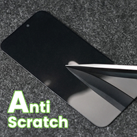 Protection d'écran en céramique 2.5D personnalisée pour smartphone avec fonctions anti-espion et anti-reflet, film PET souple pour téléphones mobiles