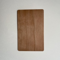 Carte en bois NFC pour entreprise, RFID, logo personnalisé, gravure au laser, carte-clé en bambou, carte d'hôtel