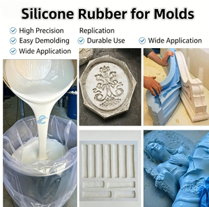 Moule en silicone de haute qualité pour le travail du bois et l'emballage, moule de fabrication en caoutchouc de silicone - Product Image 1